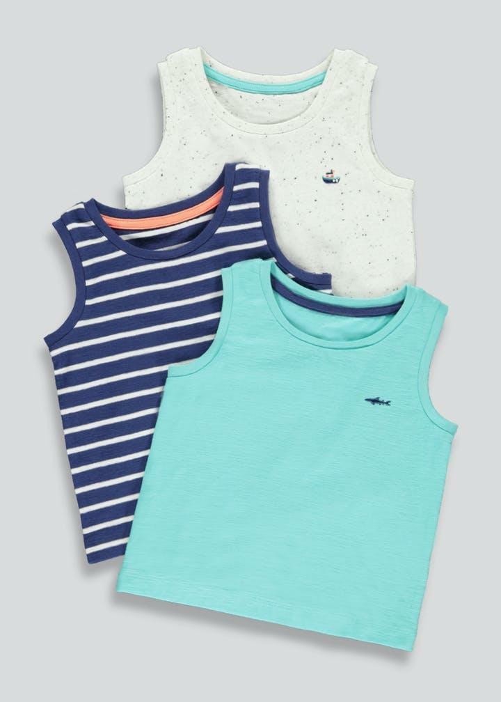 

Комплект маек 3шт Matalan 2-3 ГОДА 92-98см для мальчика