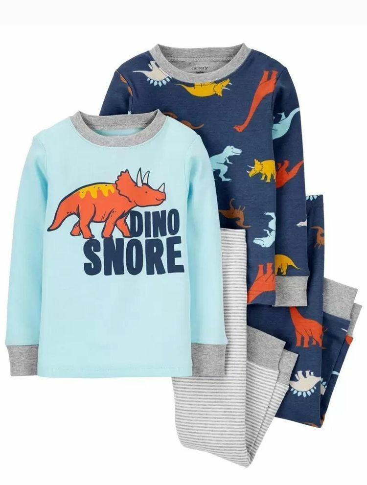 

Комплект пижам для мальчика Carter's 5 ЛЕТ 105-112см Дино