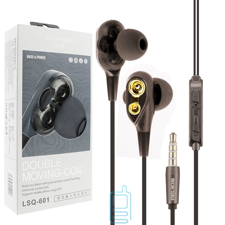

Наушники с микрофоном ROVSKI LSQ-601 черные