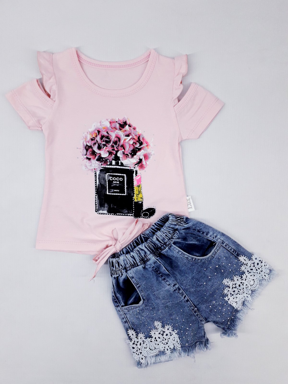 

Костюм (футболка+шорты) Baby Lux 1005 92см(р) персиковый с голубым
