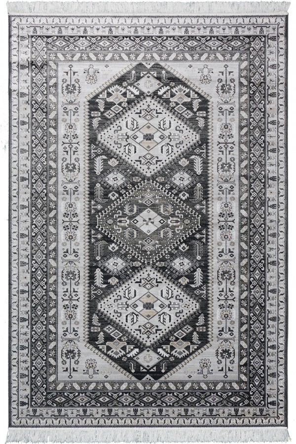 

Ковер Devos-Caby VERSAILLES 77945 1.6х2.3 м. Прямоугольник Черный_black/silver