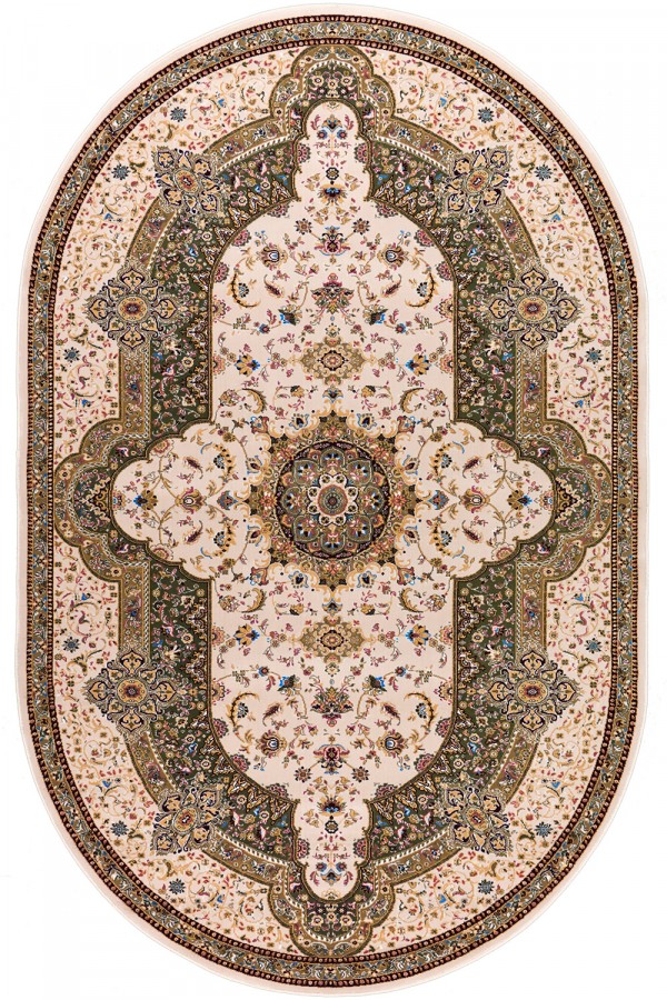 

Ковер ROYAL KERMAN 0804B 1x1.5 м. Овал Бежевый