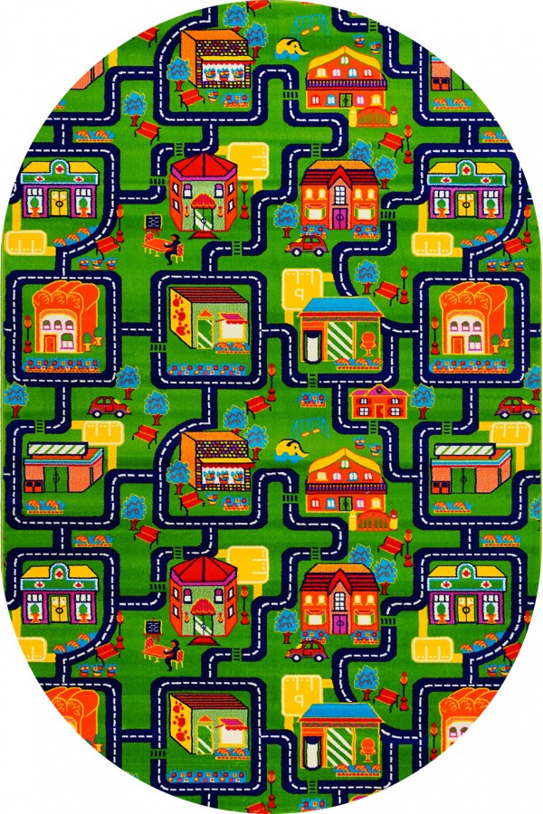 

Ковер SAG BABY 6046 2х3 м. Овал Зеленый