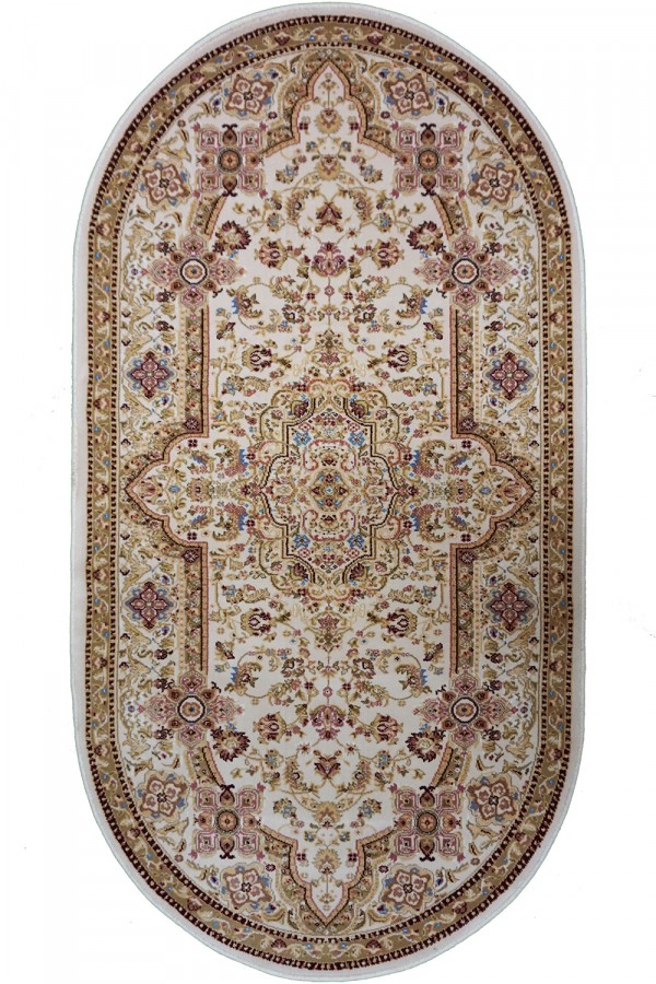 

Ковер ROYAL KERMAN 0803B 0.8x1.5 м. Овал Бежевый