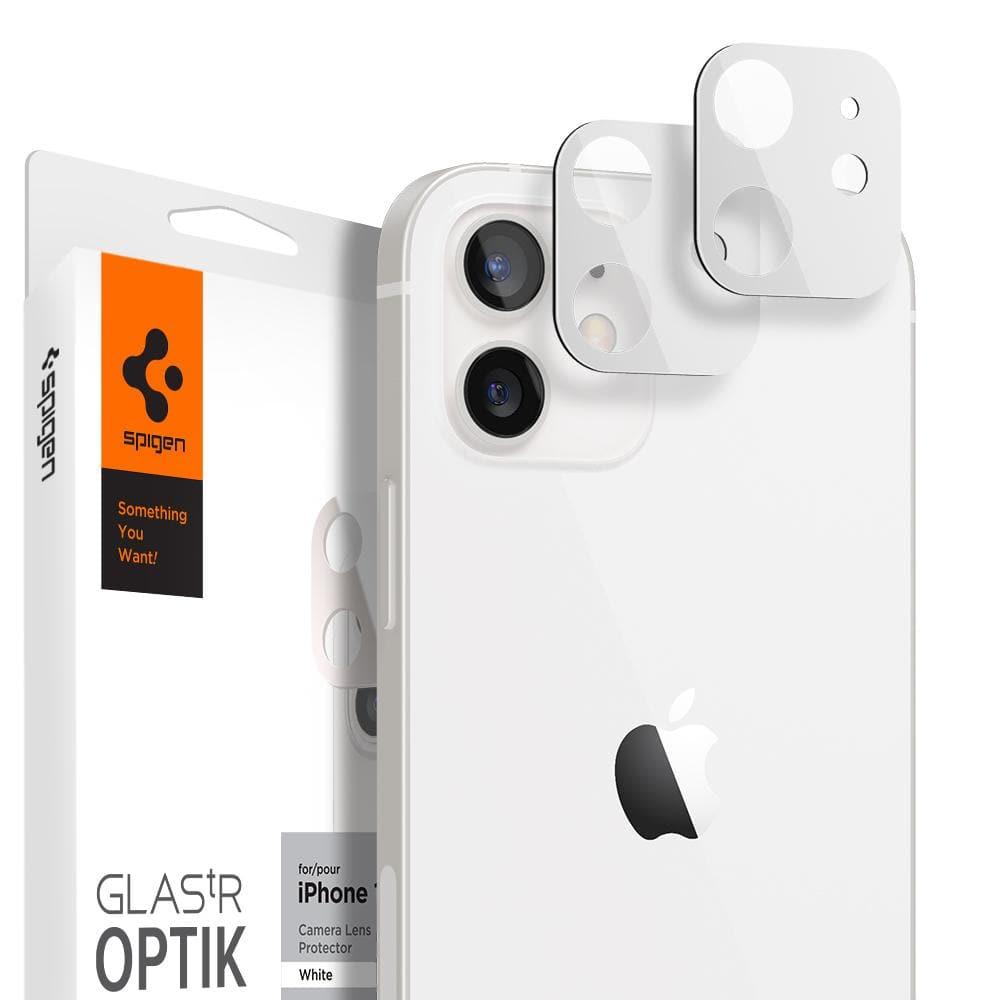 

Стекло на камеру Spigen GlastR Slim Optik Camera Lens 2-Pack для iPhone 12 White