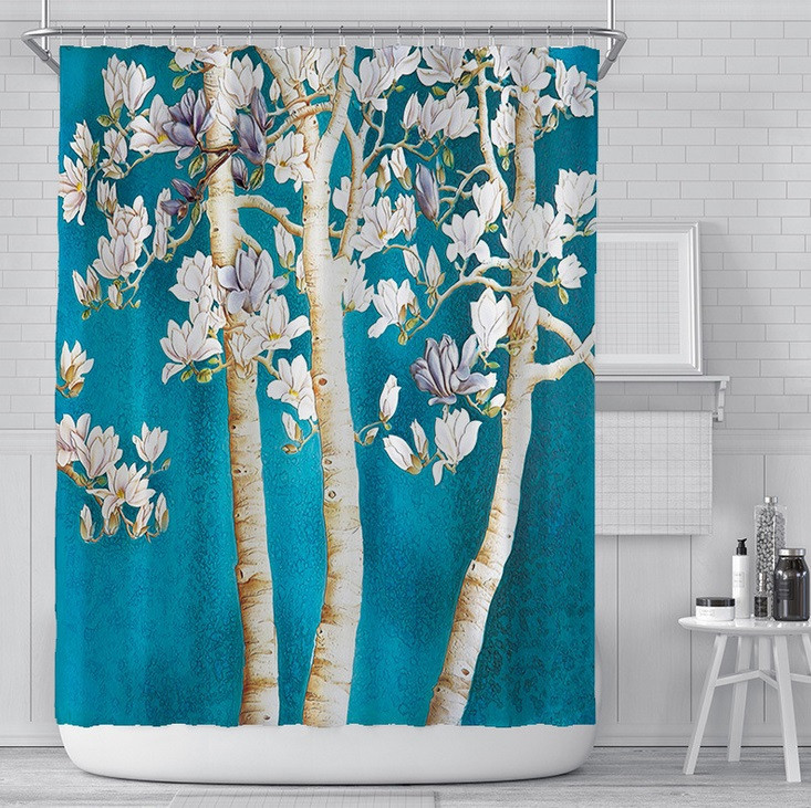 

Шторка для ванной и душа Beautiful magnolia 180х180 см (21115)