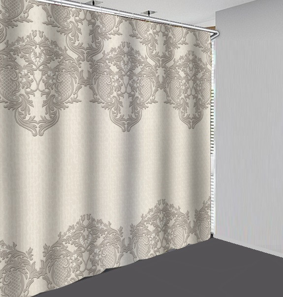 

Шторка для ванной и душа Beige lace 180х180 см (21109)