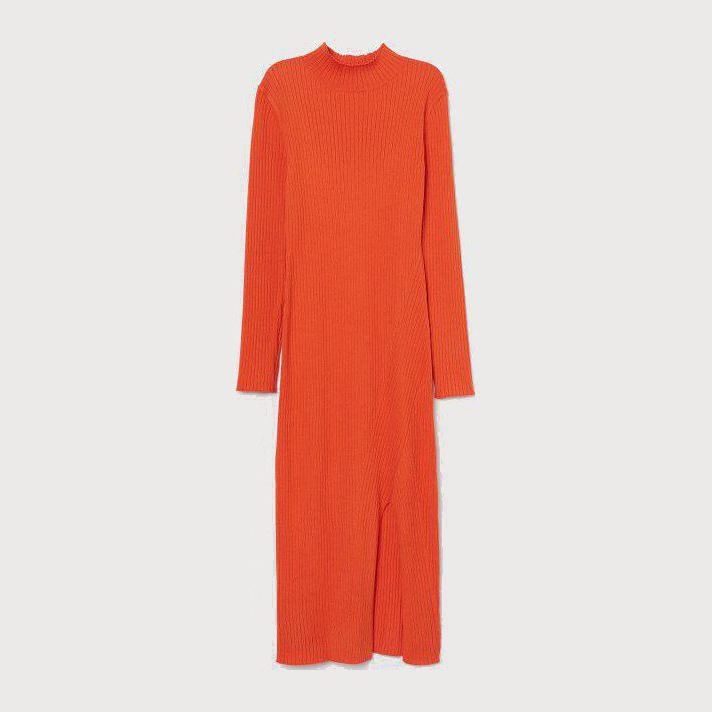 

Платье H&M 7962390wt L Оранжевое