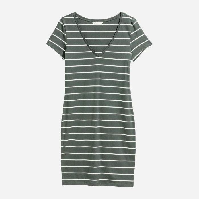 

Платье H&M 0525352_пол  Серое с синим, Платье H&M 0525352_пол XS Серое с синим