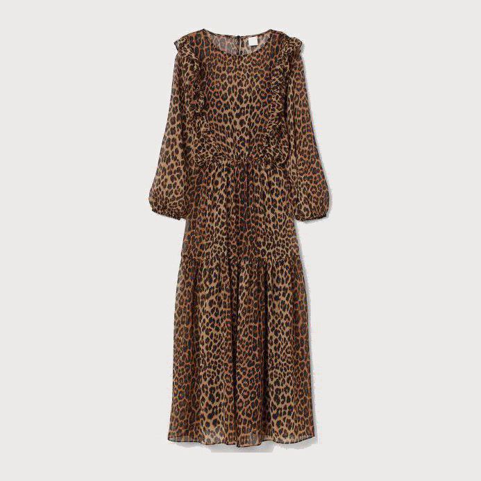 

Платье H&M 2412-8523701 M Леопардовое