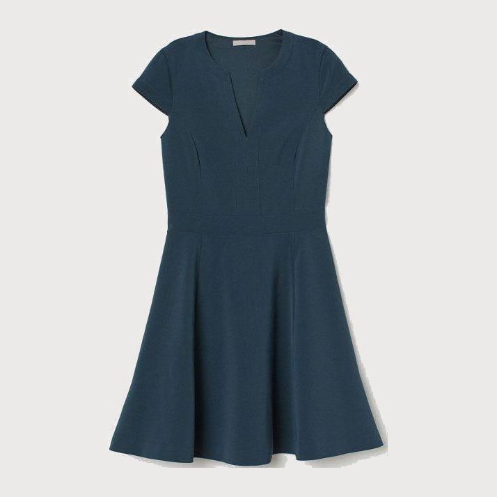 

Платье H&M 706365  Темно-бирюзовое, Платье H&M 706365 42 Темно-бирюзовое