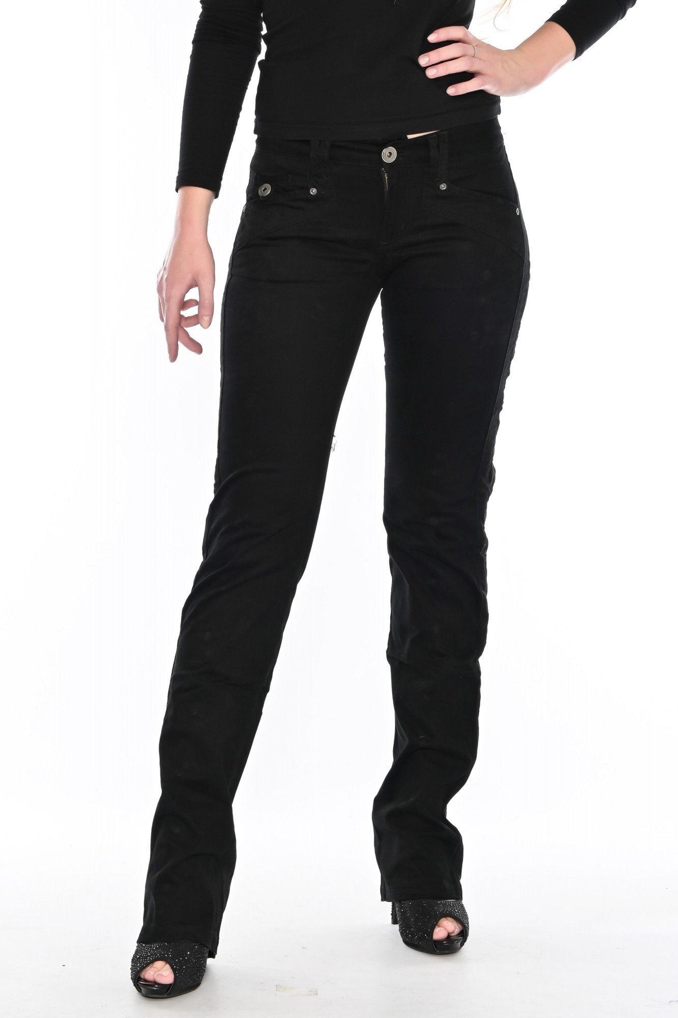 

Брюки OMAT jeans 9372-451 W  Чёрные, Брюки OMAT jeans 9372-451 W 28 Чёрные