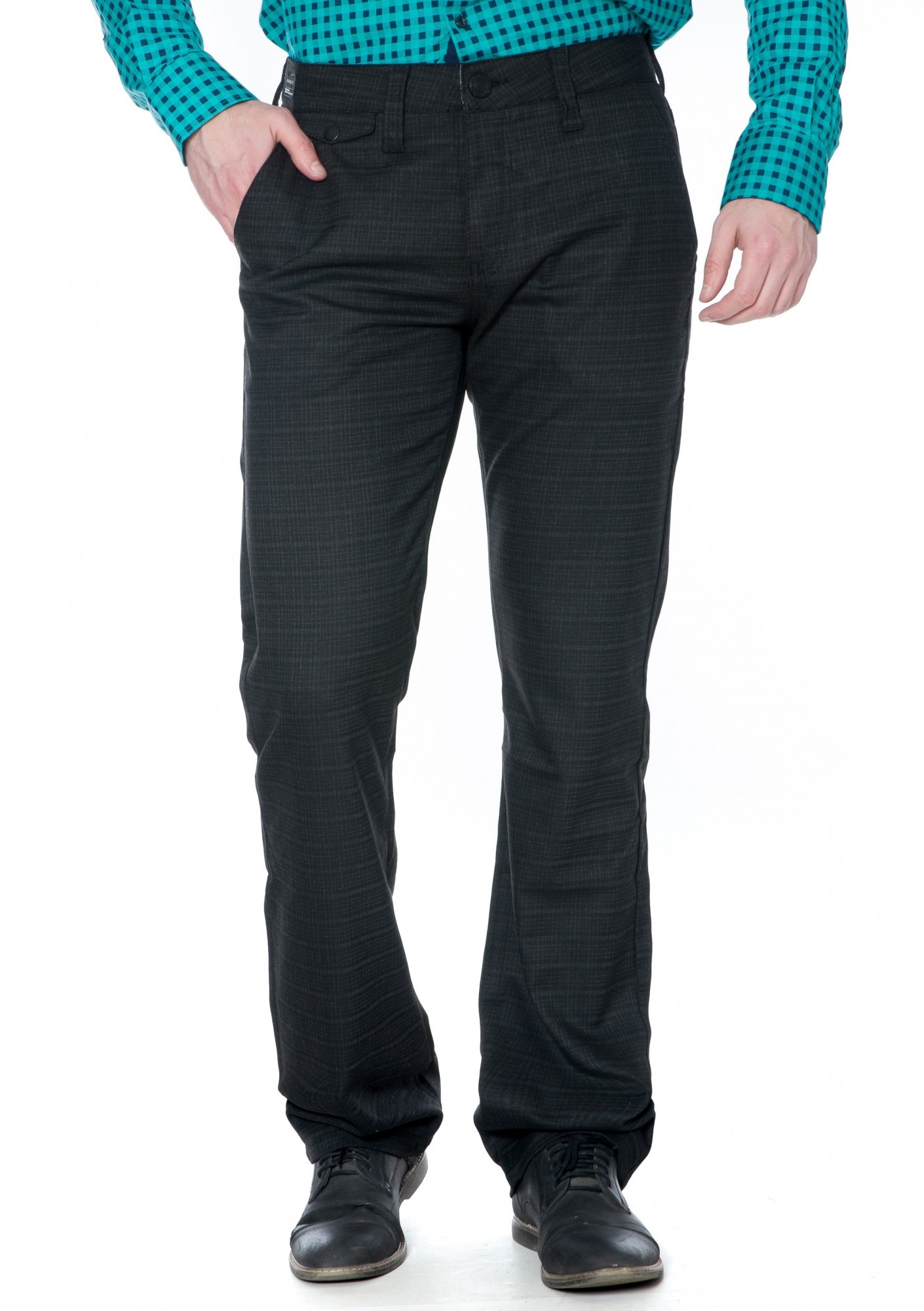 

Брюки Franco Benussi 3586-1113 W 31-34 Клетка Черные