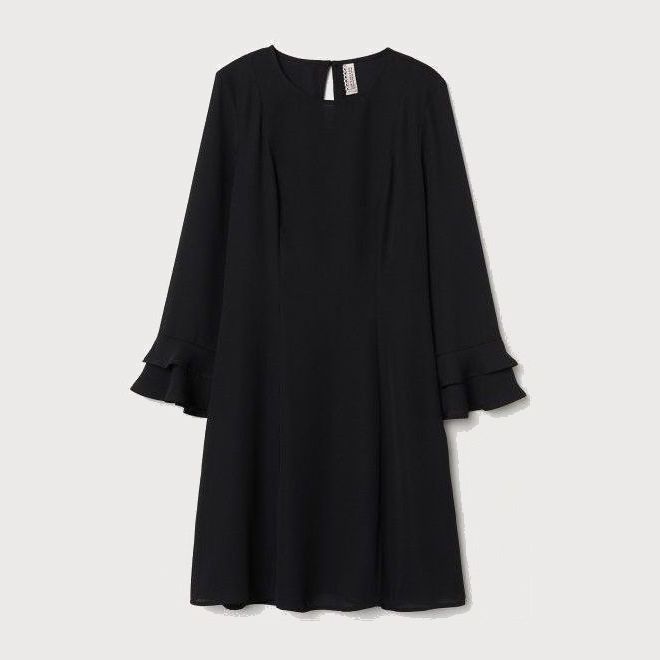 

Платье H&M 0690199-010  Черное, Платье H&M 0690199-010 40 Черное