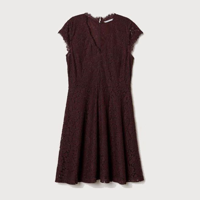 

Платье H&M 5236428-ACUK S Бордовое