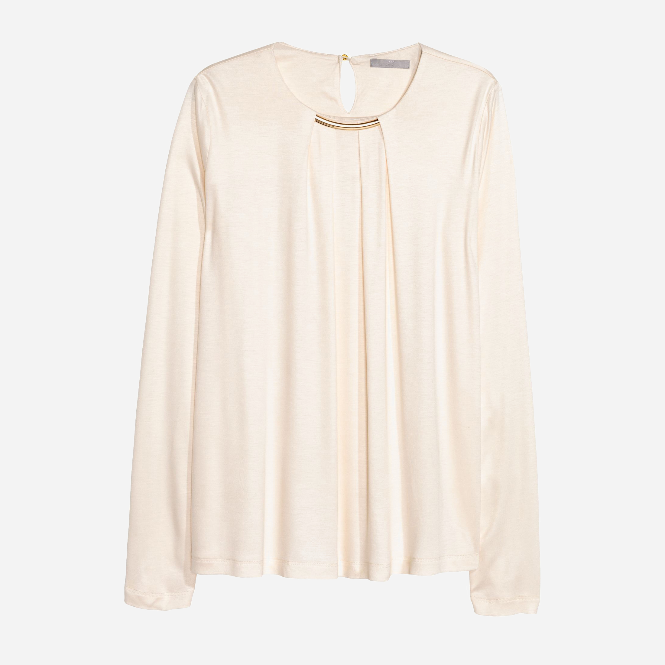 

Блузка H&M 63129546 S Кремовая