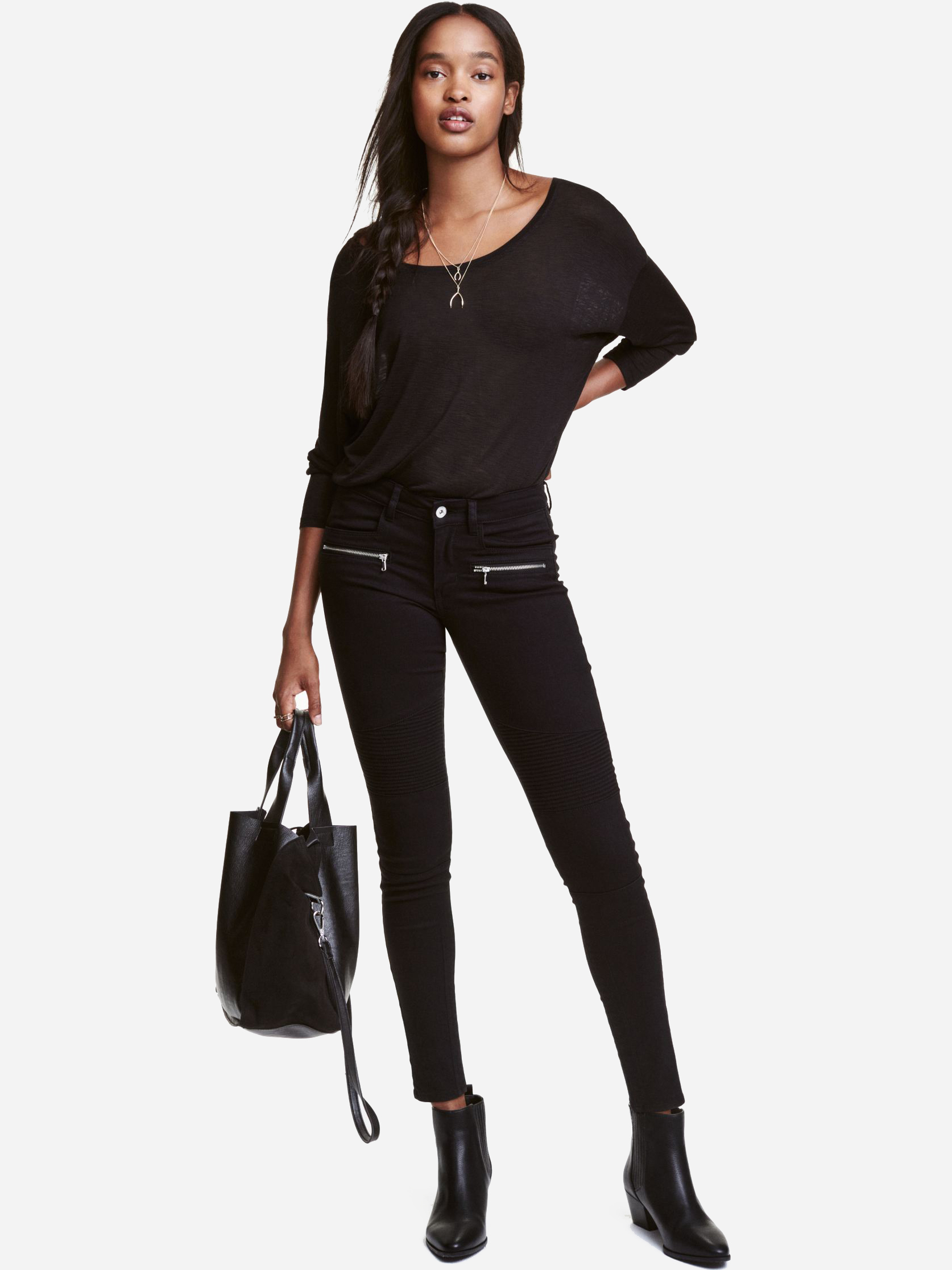 

Брюки H&M 5589603 42 Черные