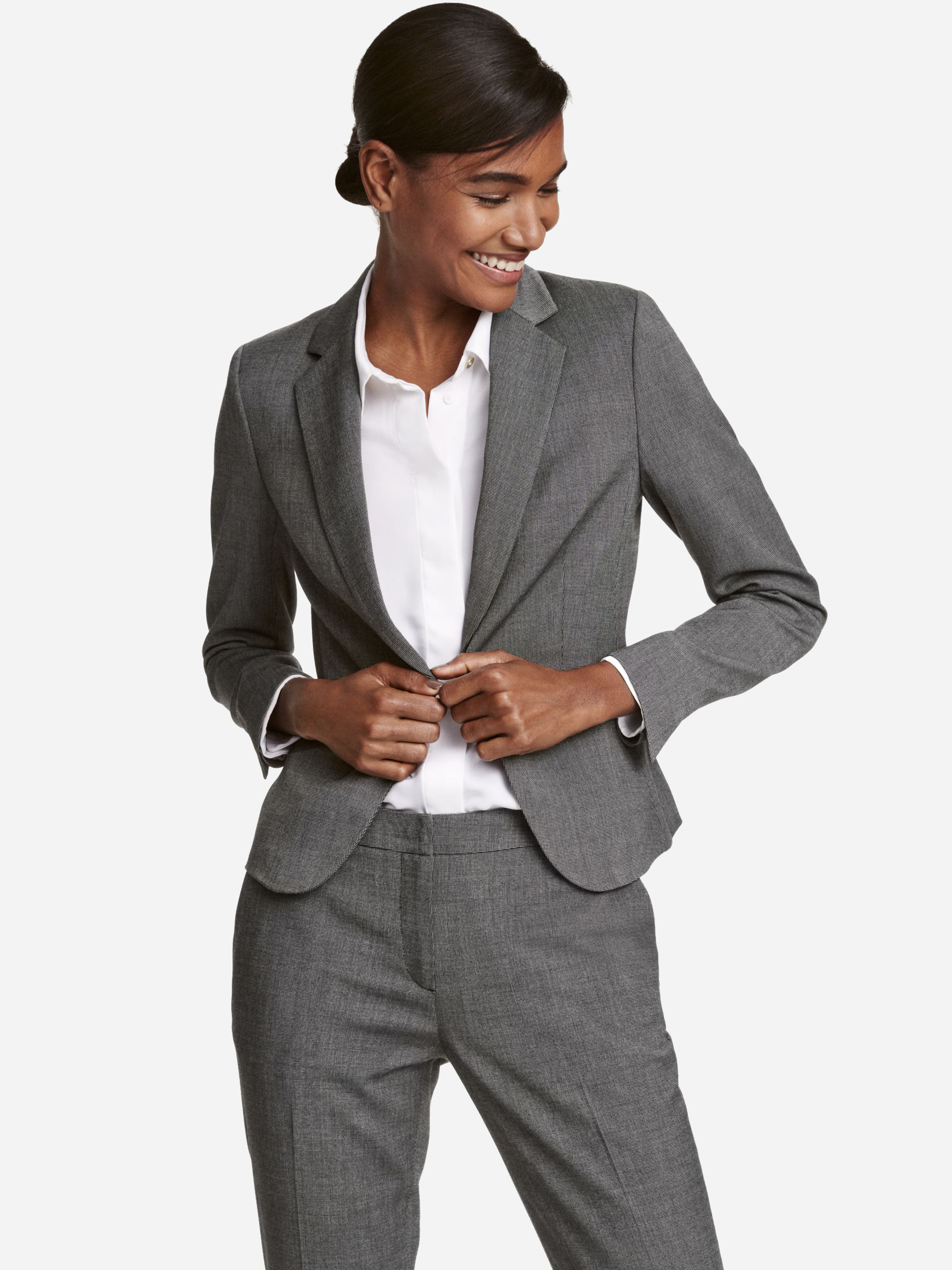 

Жакет H&M 5045534 36 Серый
