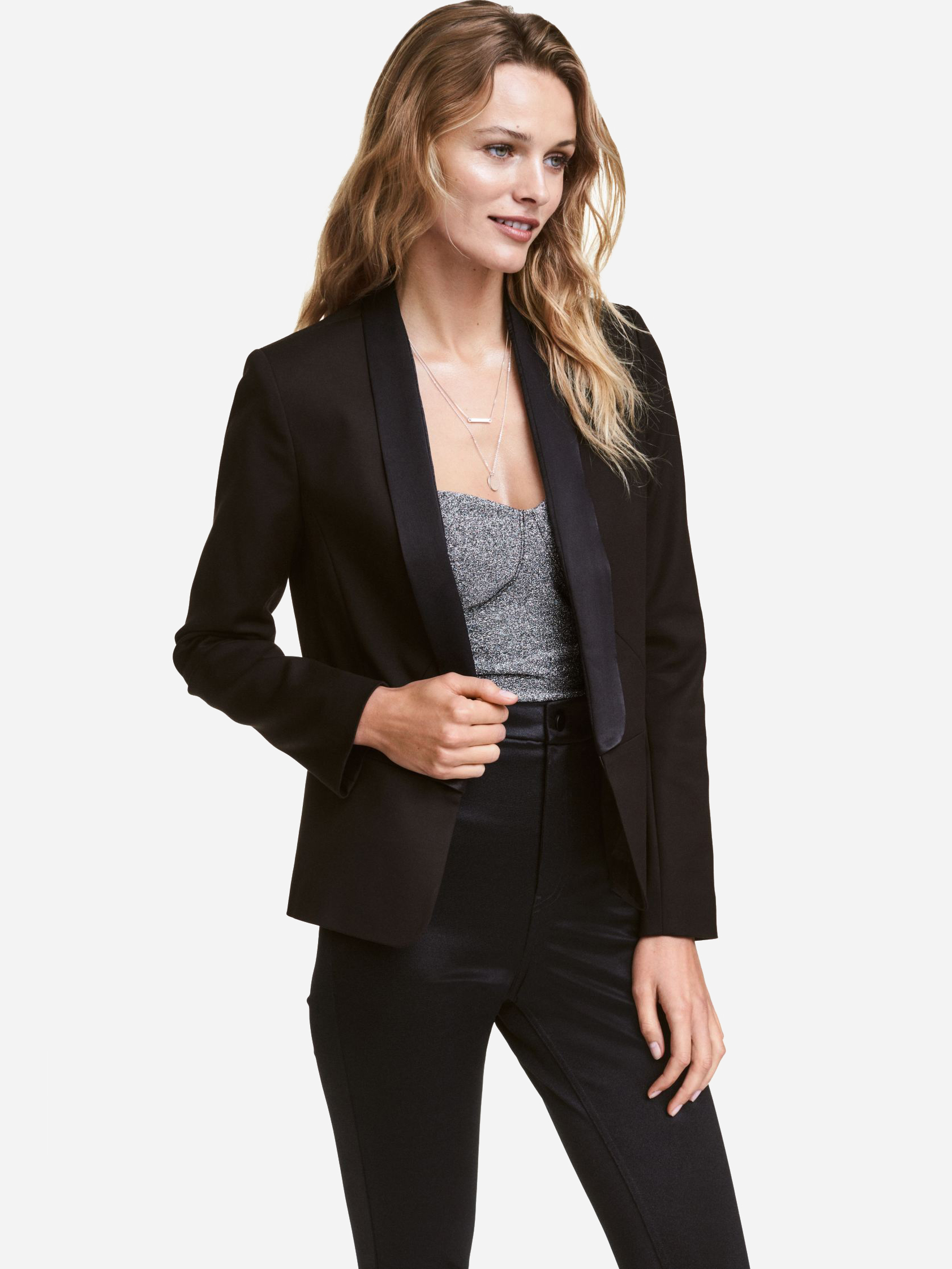 

Пиджак H&M 12711569  Черный, Пиджак H&M 12711569 32 Черный