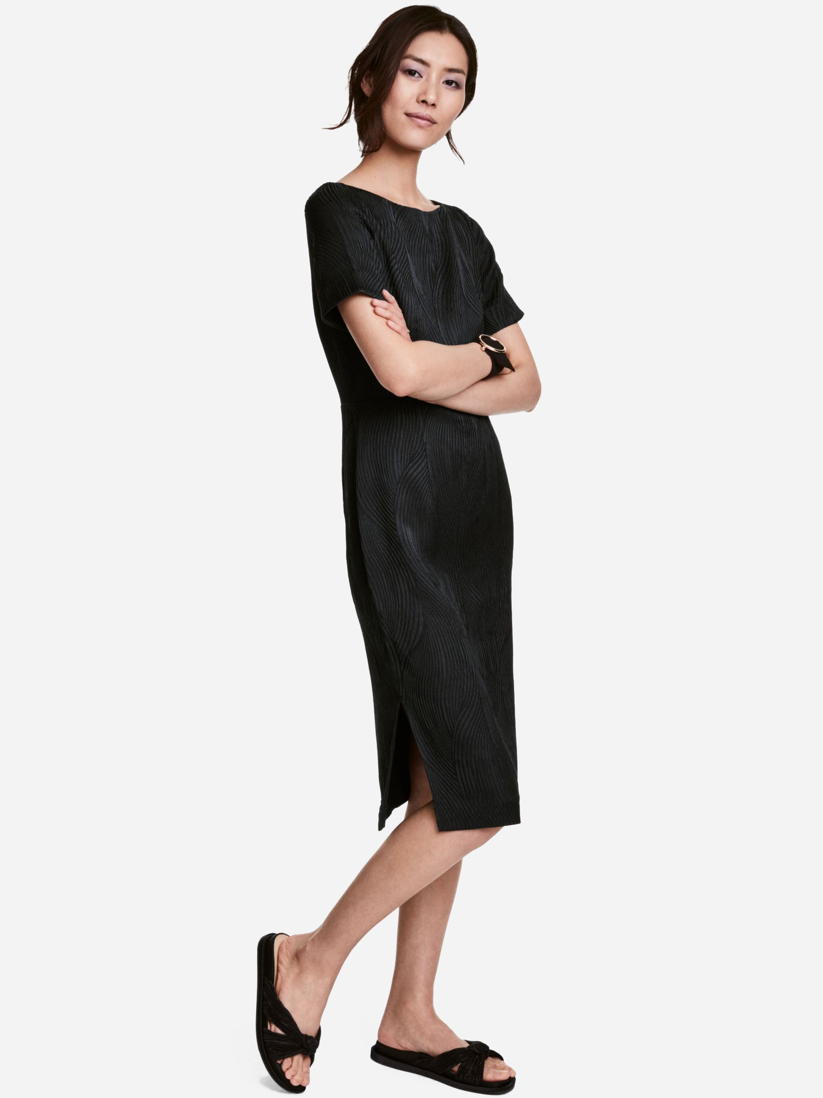 

Платье H&M 84589352  Черное, Платье H&M 84589352 32 Черное