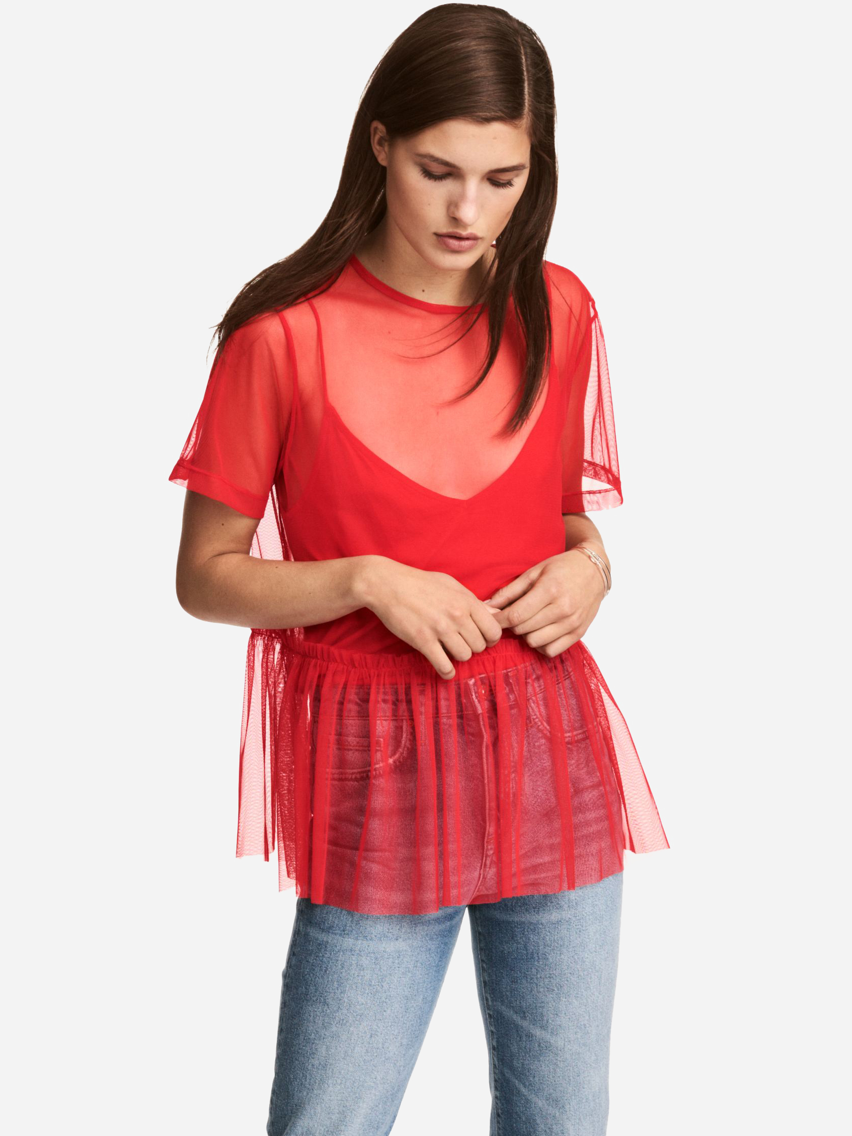 

Топ H&M 85049213 S Красный