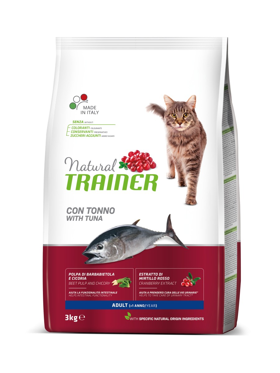 

Сухий корм для кішок Trainer Natural Super Premium Adult with Tuna 3 кг з Тунцем