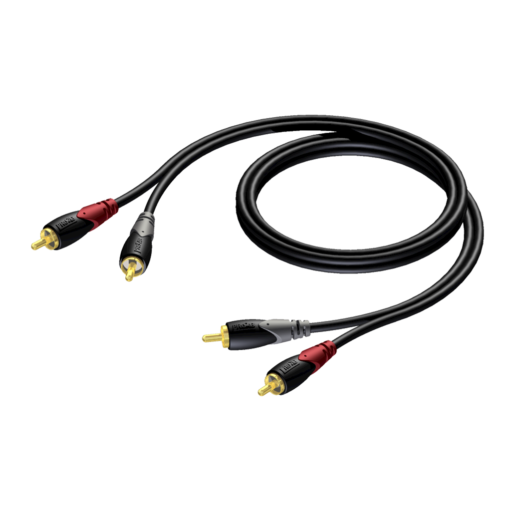 

Коммутационный кабель 2xRCA — 2xRCA 1,5 м Procab CLA800/1,5