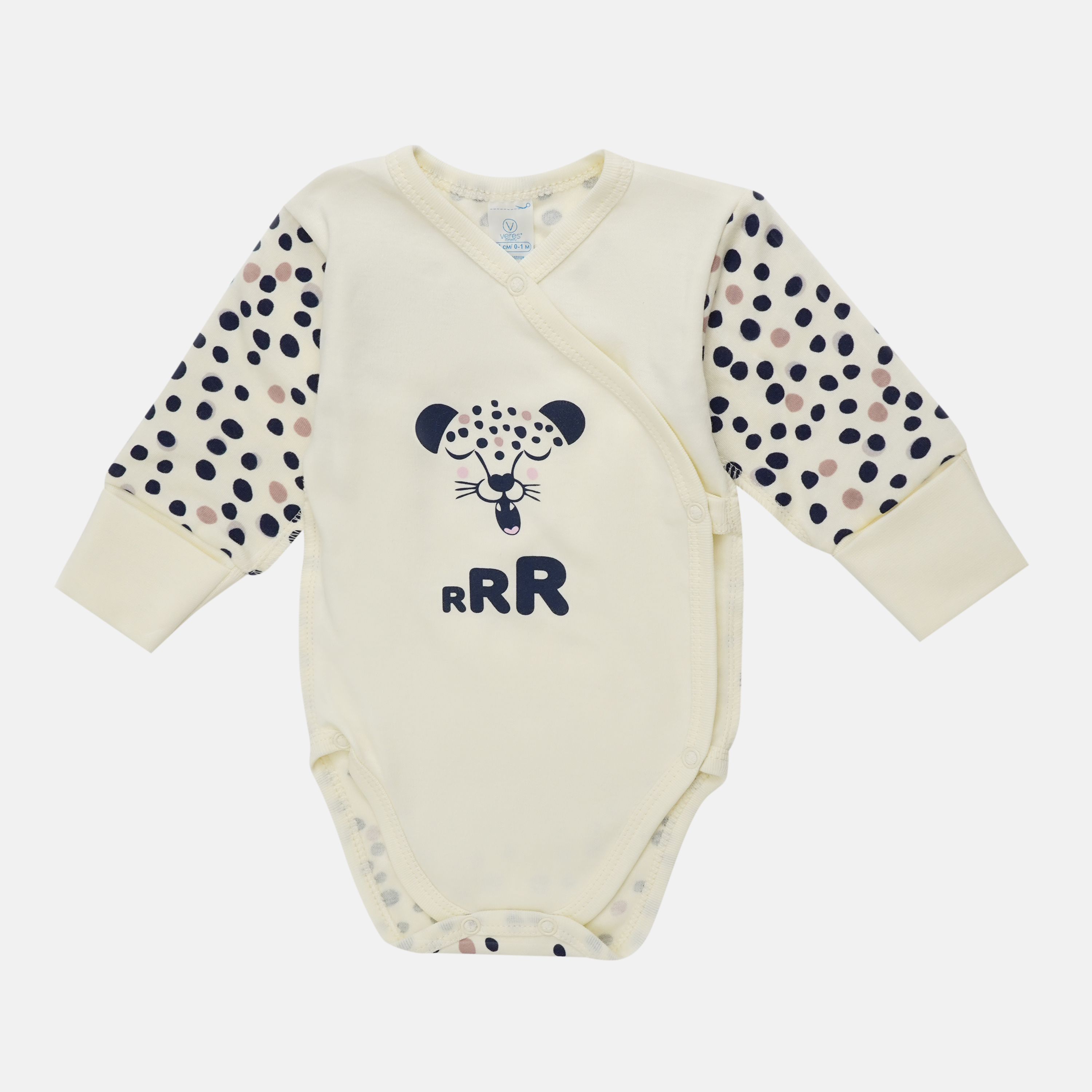 

Боди-распашонка Baby Veres Leo 102-2.86 56 см Молочная