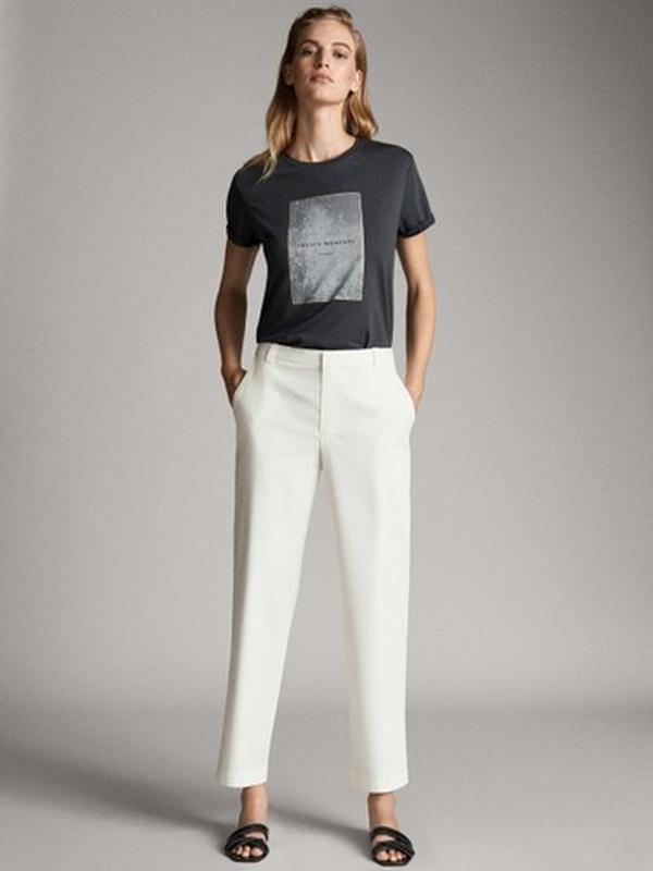 

Штани Massimo Dutti 5067/568/251SK 44 білий