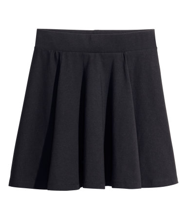 

юбка H&M 0189626 XL чорний