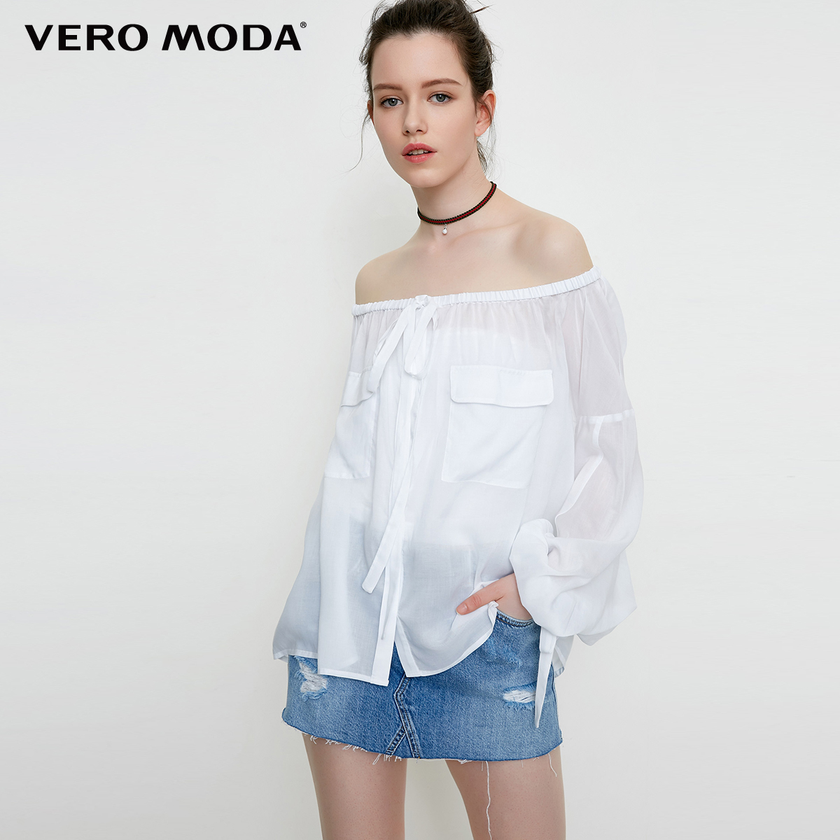 

Блуза Vero Moda 318205530A06SK XL білий