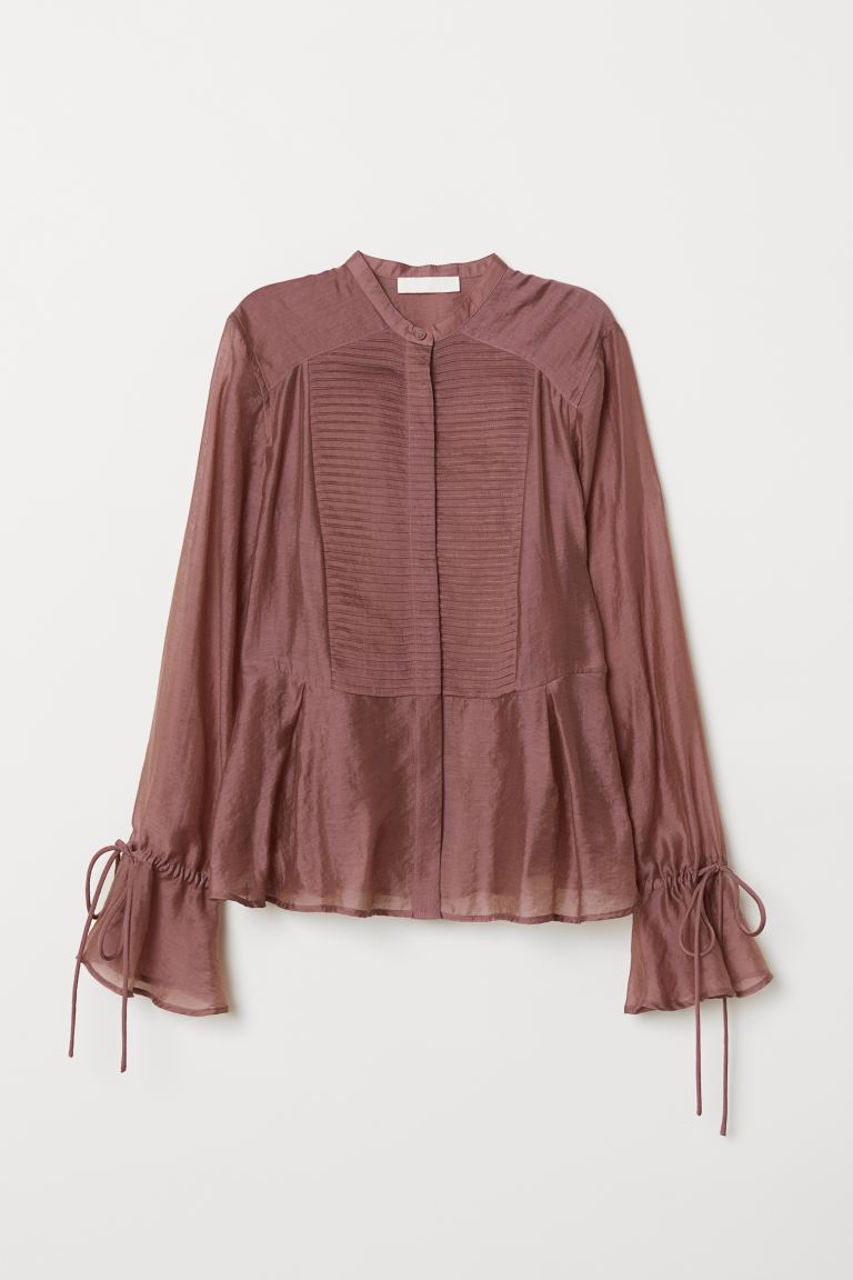 

Блуза H&M 0685158 34 с.бордовий
