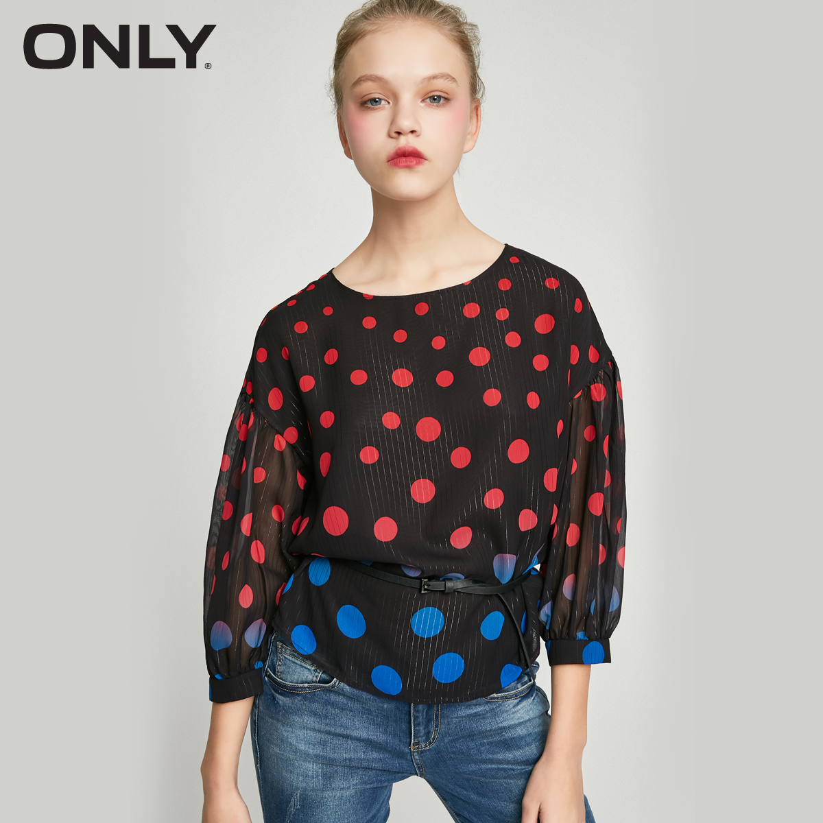 

Блуза Only 117151510H13 L чорний комб.