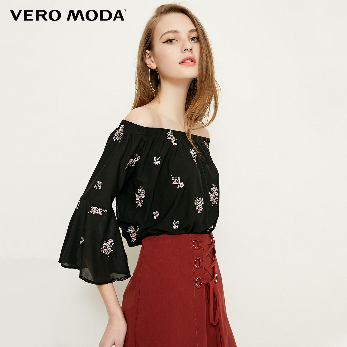 

Блуза Vero Moda 318230504S59SK L чорний комб.