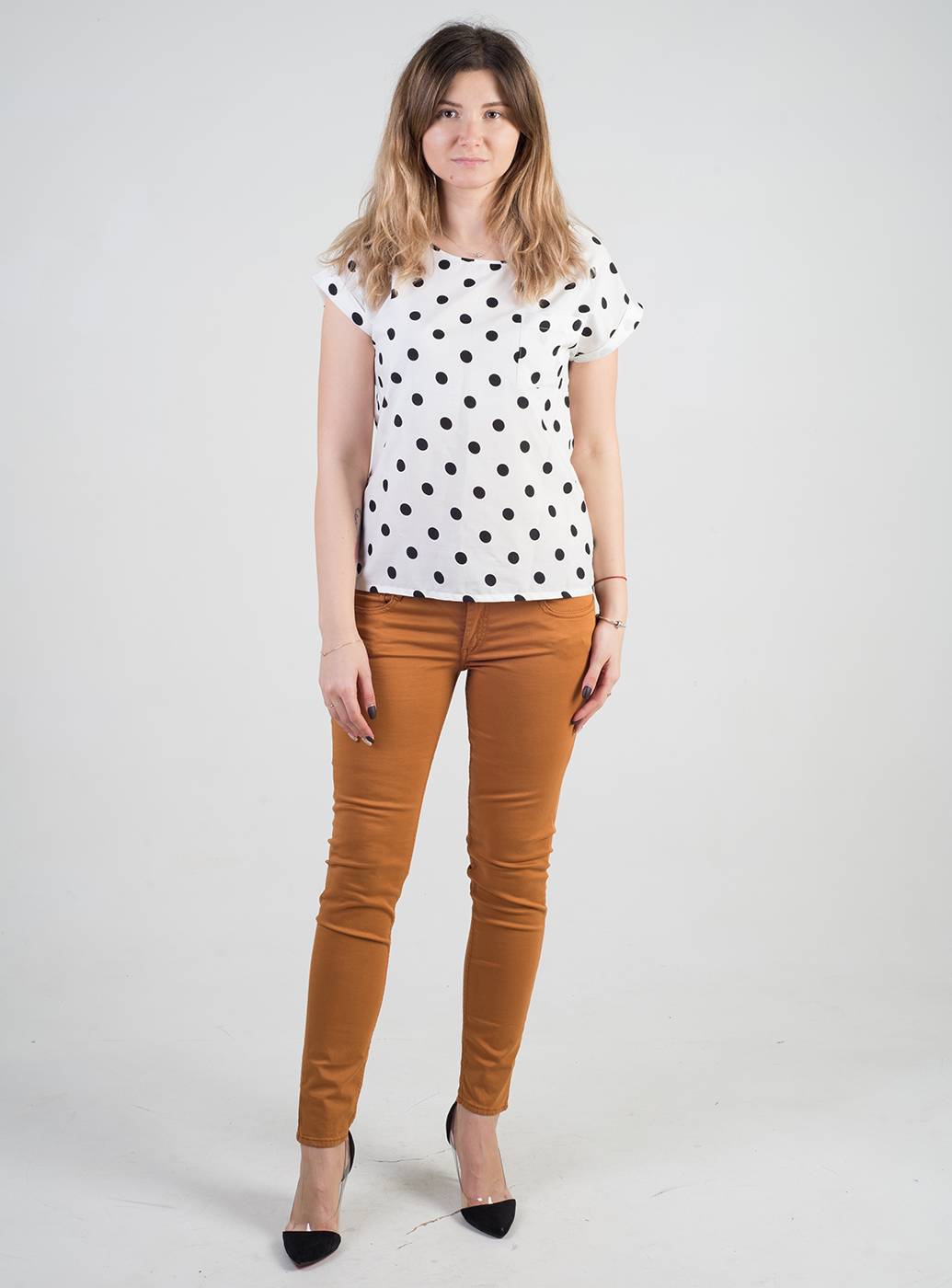 

Штани Le Temps Des Cerises F 212 BASIC 29 гірчичний