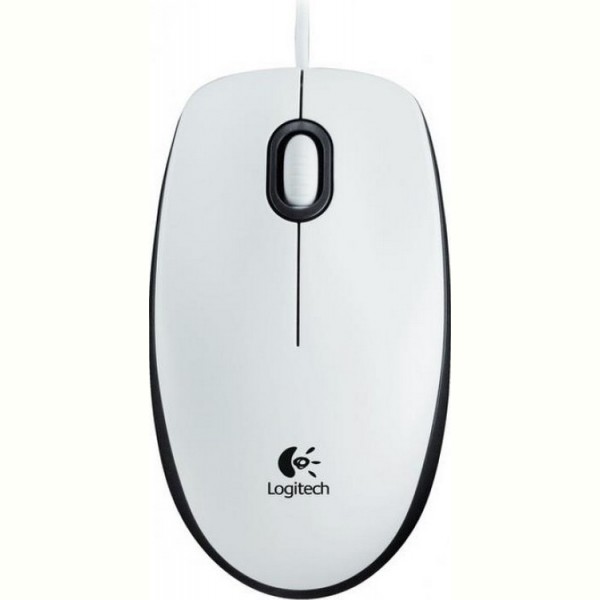 

Мышь Logitech Optical Mouse M100 White