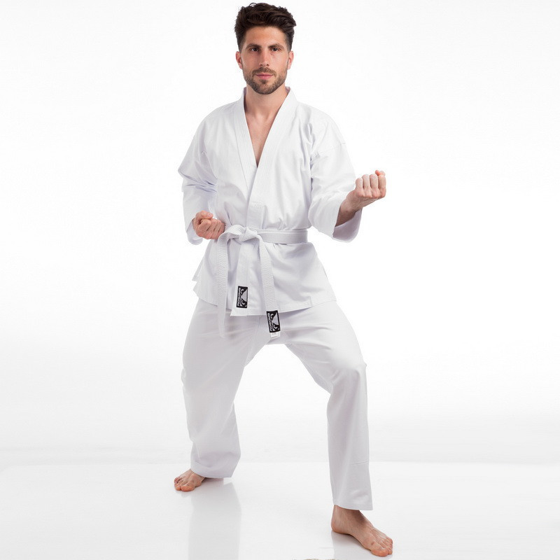 

Кимоно для карате BAD BOY Heroe 8191 белое 240г/м2 размер 2XL рост 180 см
