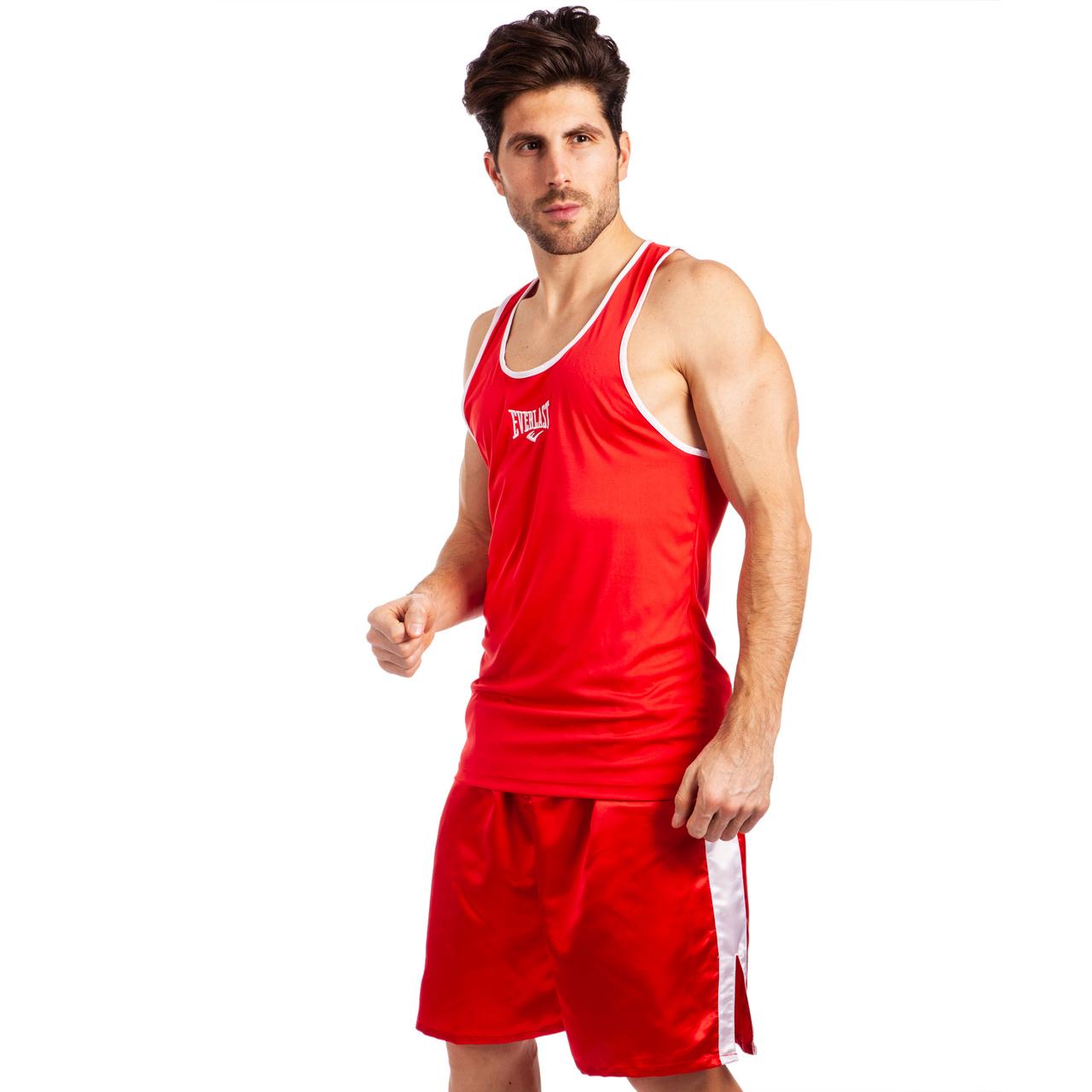 

Форма для бокса боксерская форма Everlast Heroe 6011 размер L (48-50) Red-White