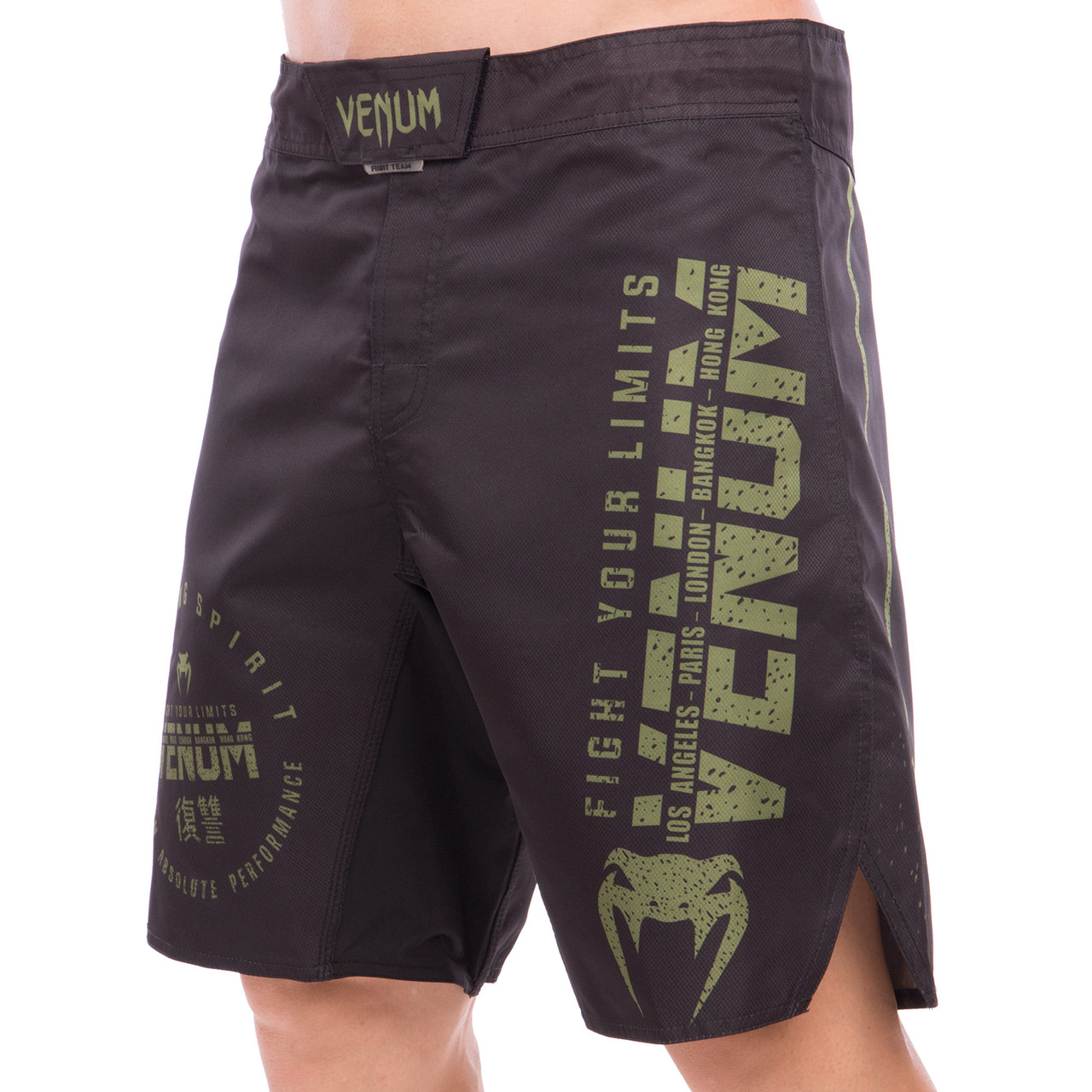 

Шорты для смешанных единоборств Venum Heroe CO-010 размер L (170-175см) Black-Deep Green