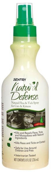 

Sentry Natural Defense спрей от блох и клещей для кошек и котят