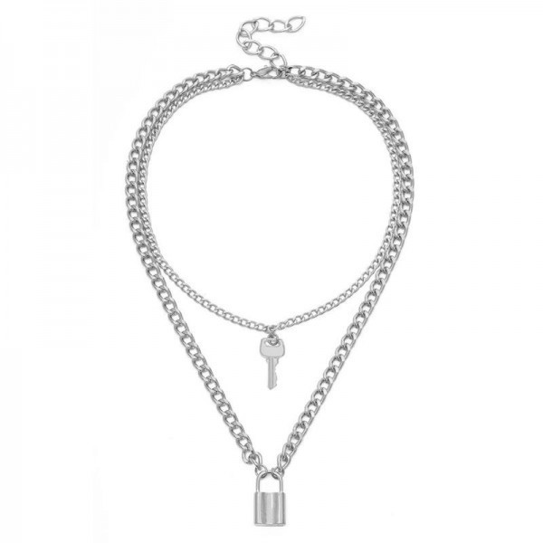 

Цепочка с крупными звеньями "Combination" FamousCare, серебро