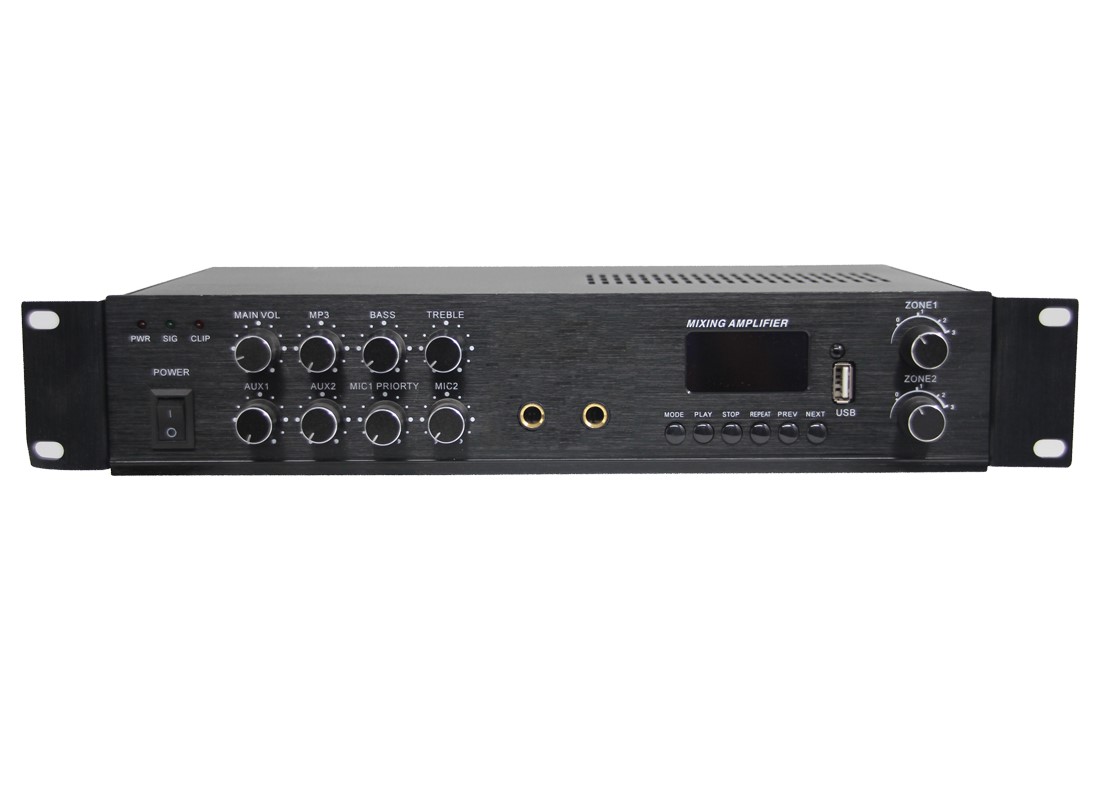 

Трансляционный усилитель BiG MPA80 2zone MP3/FM/Bluetooth