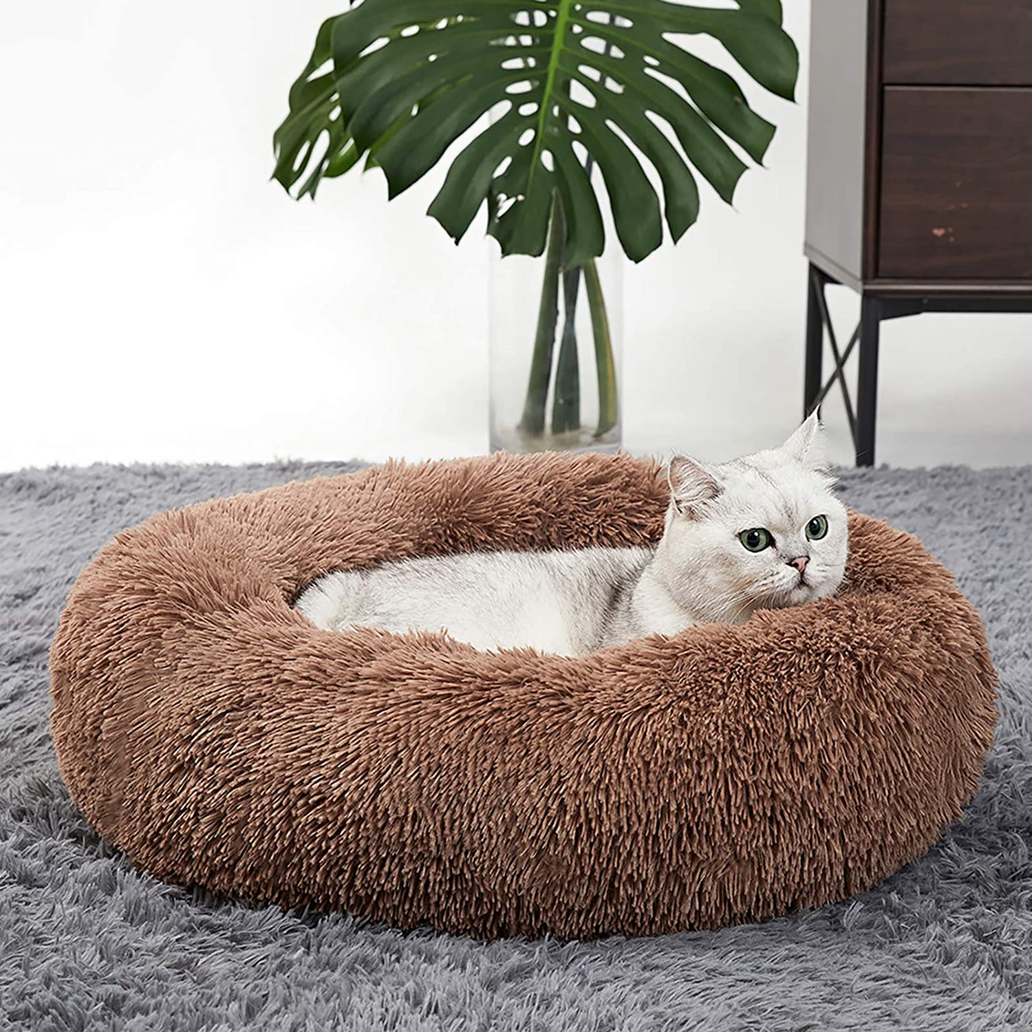 

Лежанка для кошек и собак 90 см коричневый Maipets Подушка- для домашних животных мягкая