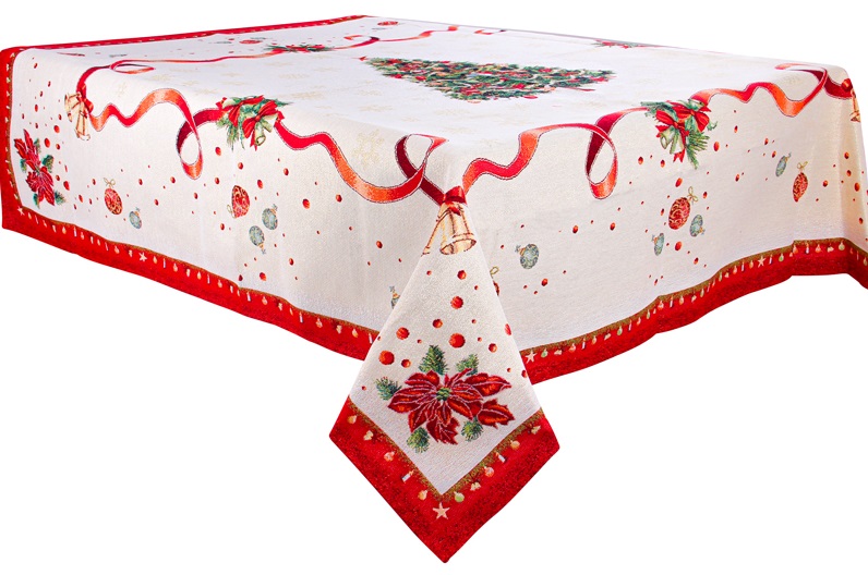 

Скатерть гобеленовая с люрексом Lefard Home Textile 716 Navidad 140х180 см