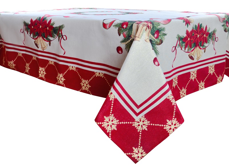 

Скатерть гобеленовая с люрексом Lefard Home Textile 716 Carpi 100х100 см