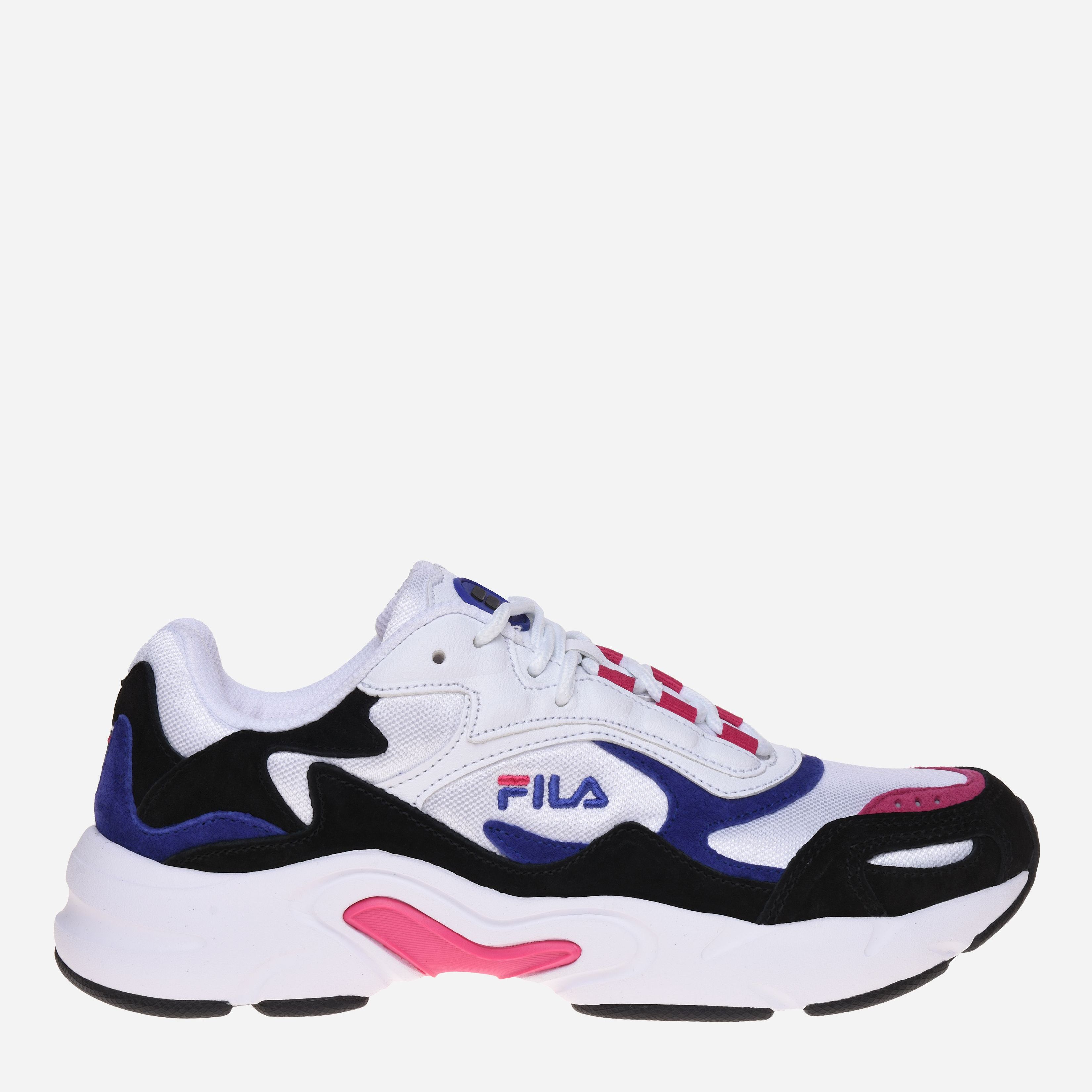 

Кроссовки Fila Luminance Women's Low 5RM01015-117 37.5 (6.5) 23.5 см Белые с черным и голубым