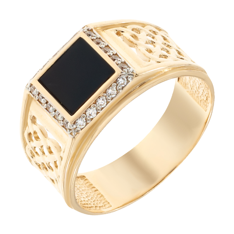 

Кольцо мужское Diamant к1072 19.5