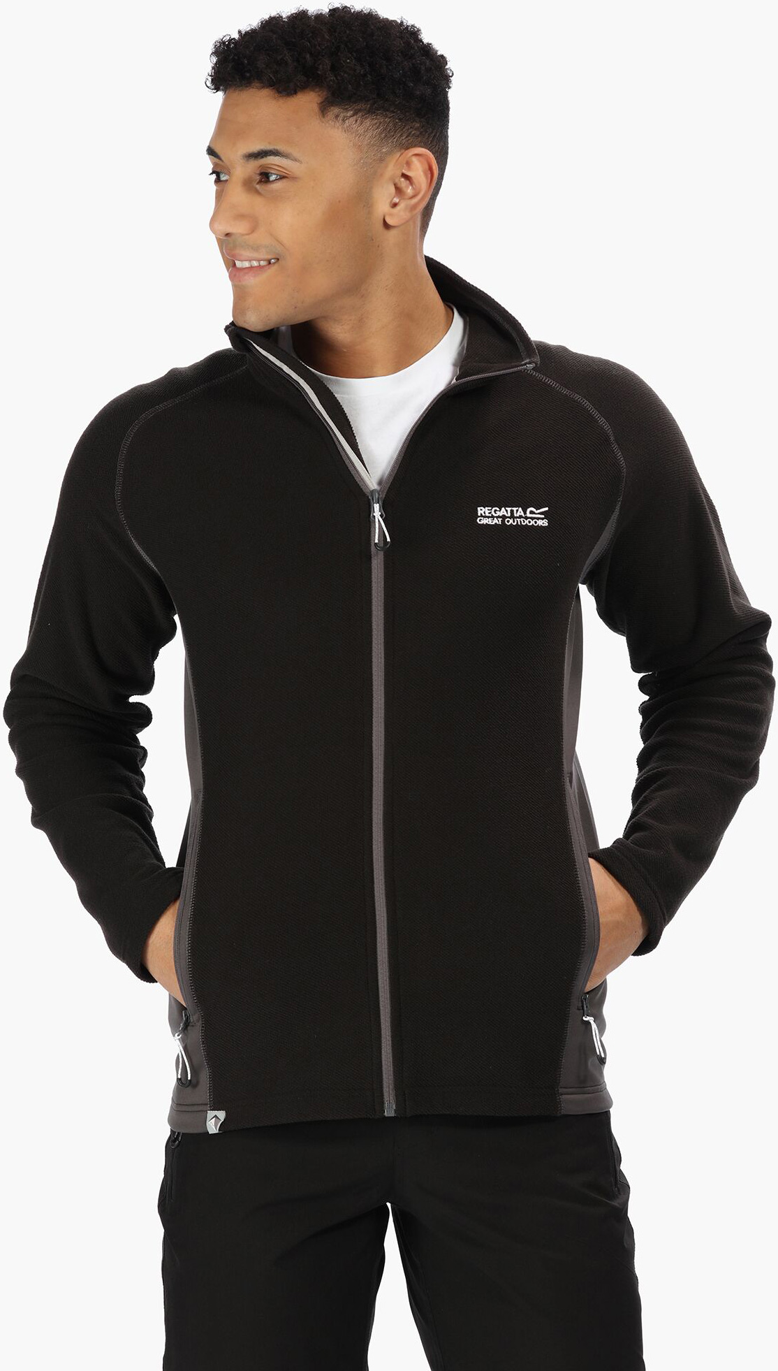 

Кофта флисовая Regatta Tafton RMA306-92B XXL Черная