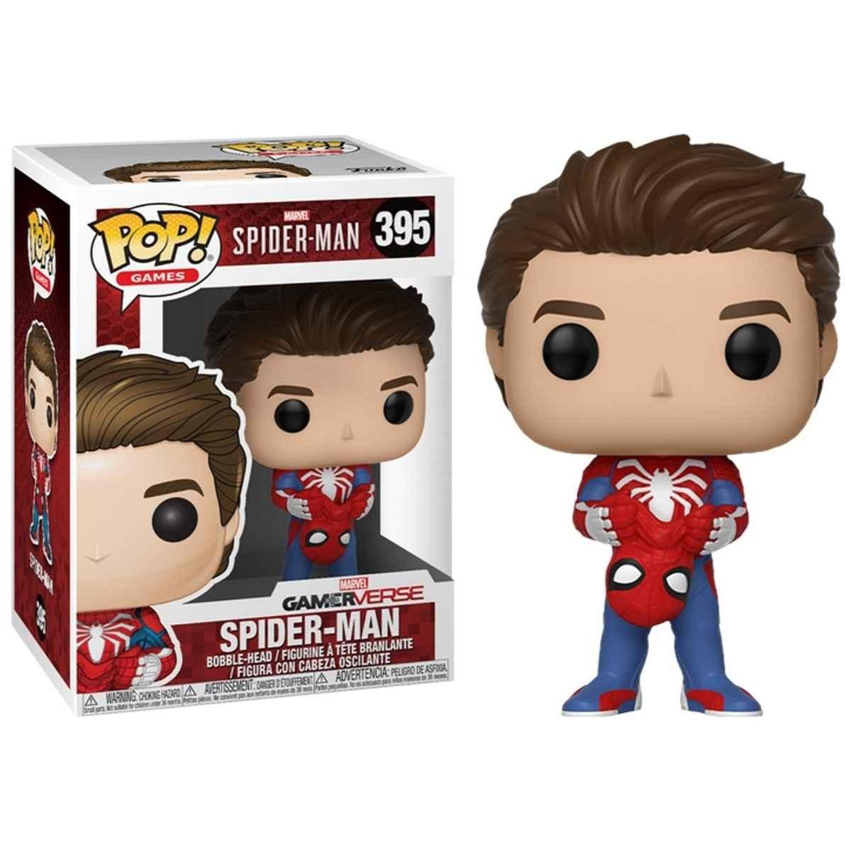 

Фигурка Funko Pop Фанко Поп Человек Паук Marvel Spider Man Человек Паук без маски 10 см SM SM 395