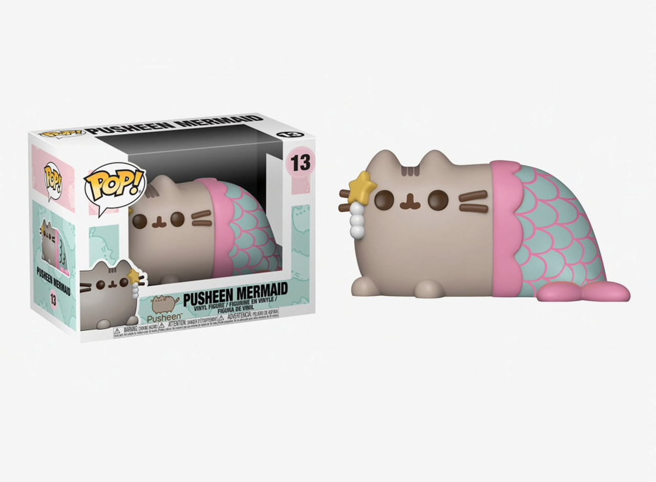 

Фигурка Funko Pop Фанко Поп Кот Пушин Русалка Pusheen Mermaid 7 см Cartoon Р М 13